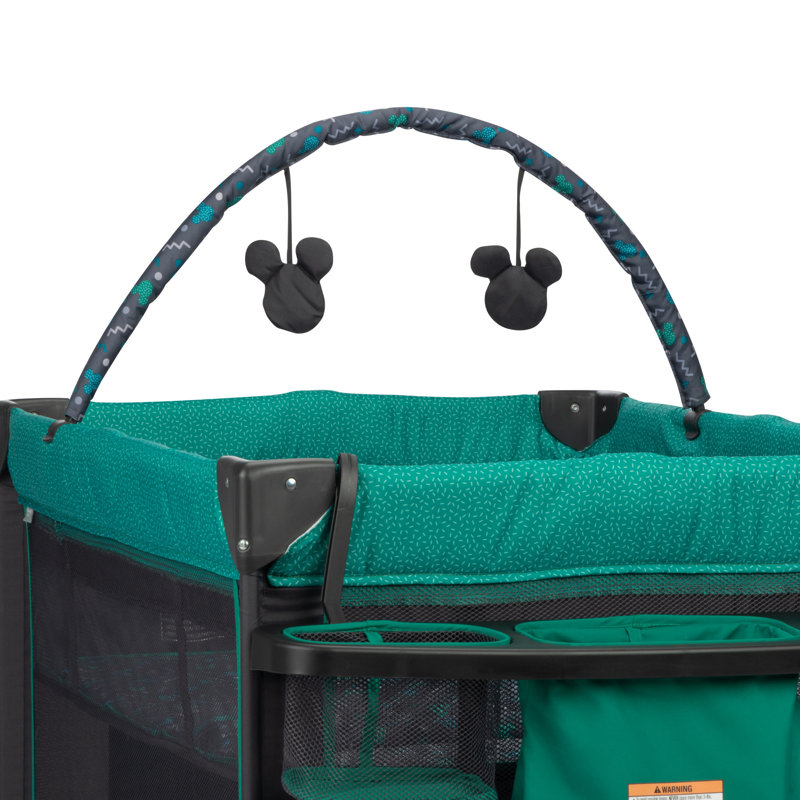 Disney Classic Mickey Mouse 2 in 1 Play Yard with Rocking Bassinet Wayfair